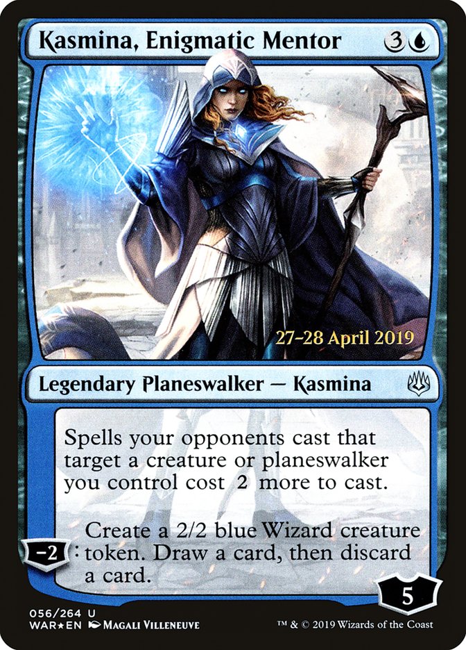 Kasmina, Enigmatic Mentor (56) [War of the Spark Prerelease Promos] | Odin's Place