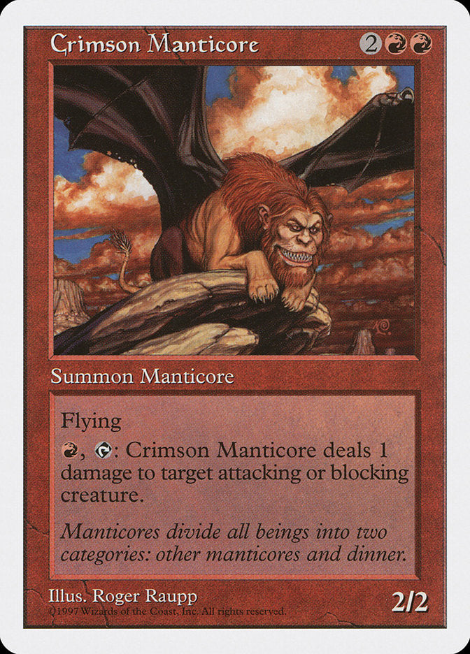 Crimson Manticore (217) [Fifth Edition] | Odin's Place