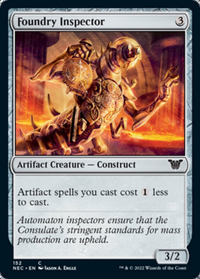 Foundry Inspector [Kamigawa: Neon Dynasty Commander] | Odin's Place