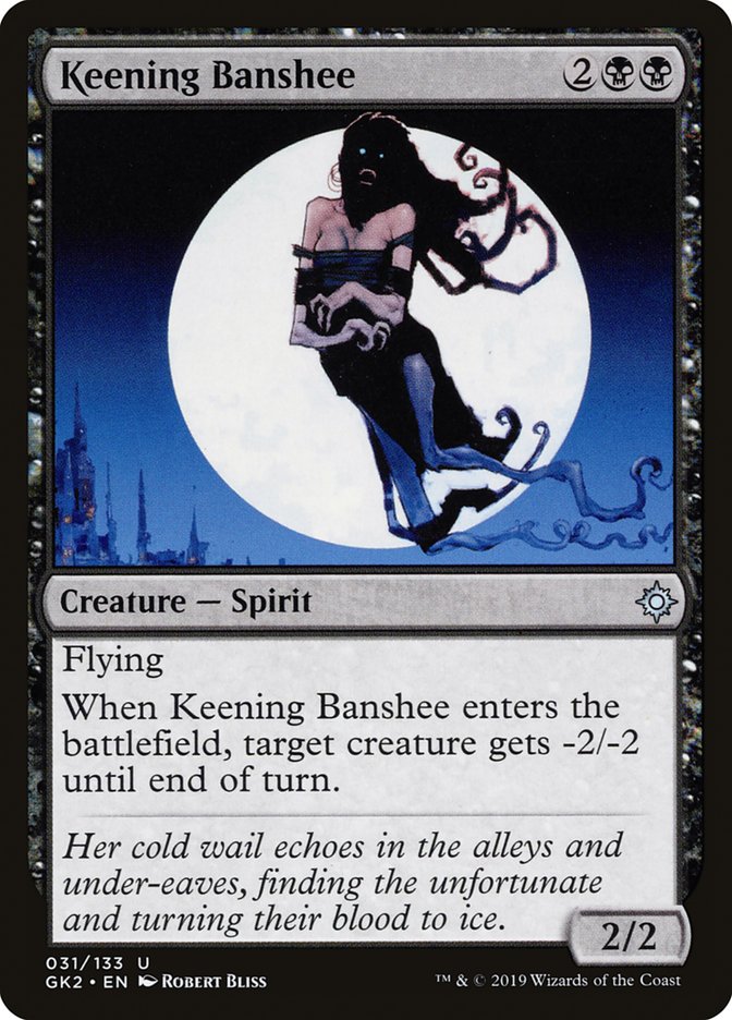 Keening Banshee (31) [Ravnica Allegiance Guild Kit] | Odin's Place