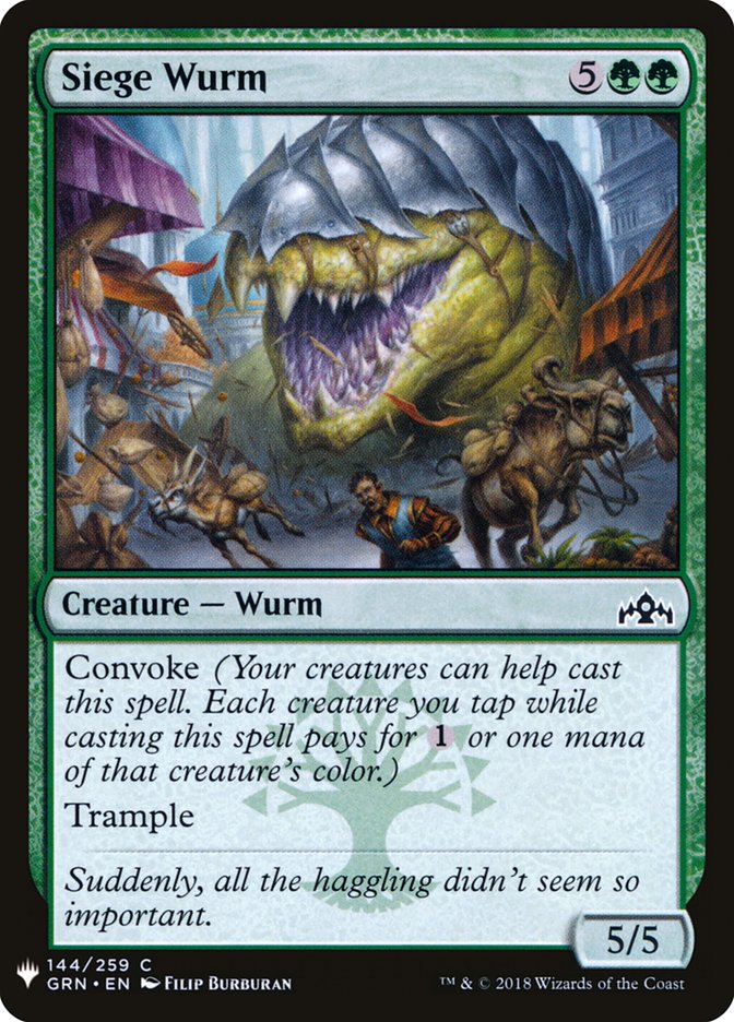 Siege Wurm [Mystery Booster] | Odin's Place