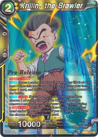 Krillin, the Brawler (BT14-105) [Cross Spirits Prerelease Promos] | Odin's Place