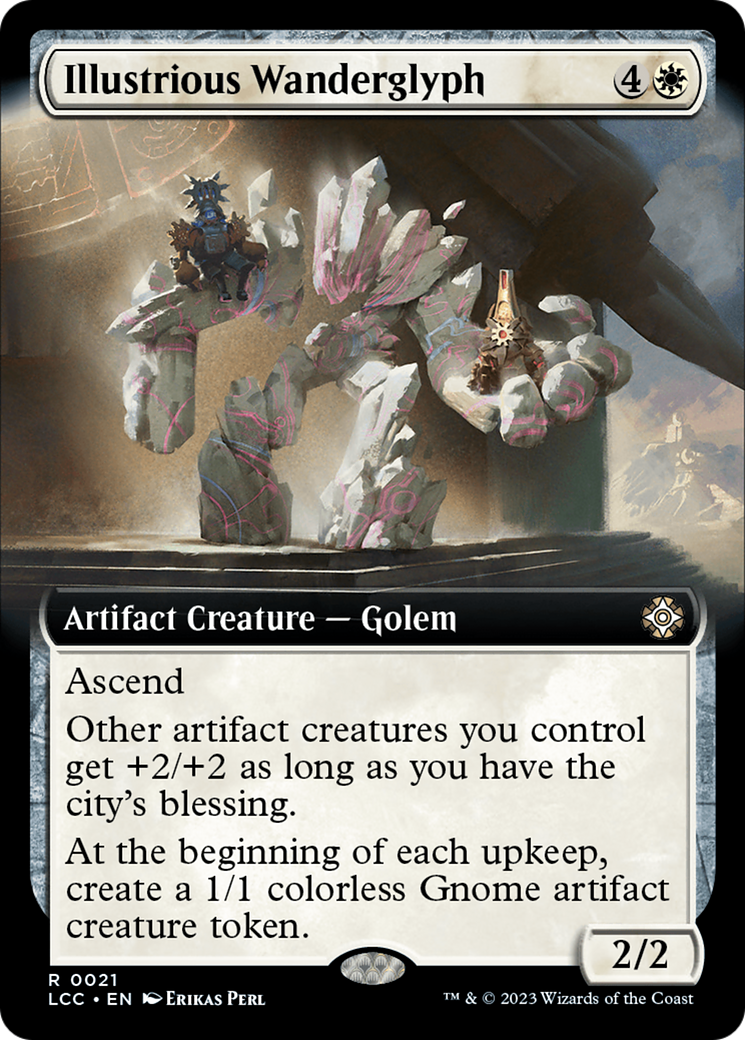 Illustrious Wanderglyph (Extended Art) [The Lost Caverns of Ixalan Commander] | Odin's Place