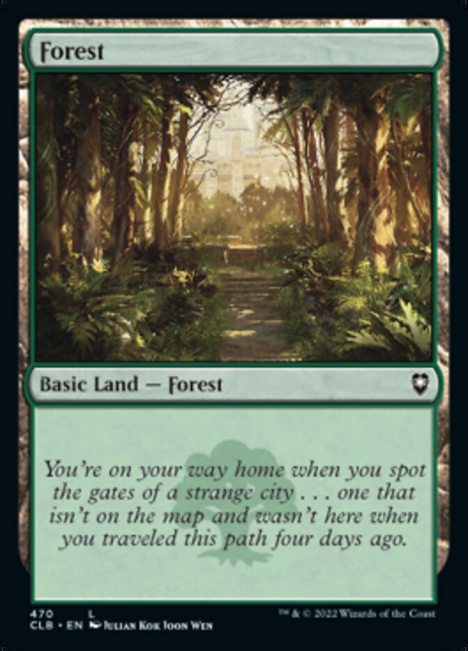 Forest (470) [Commander Legends: Battle for Baldur's Gate] | Odin's Place