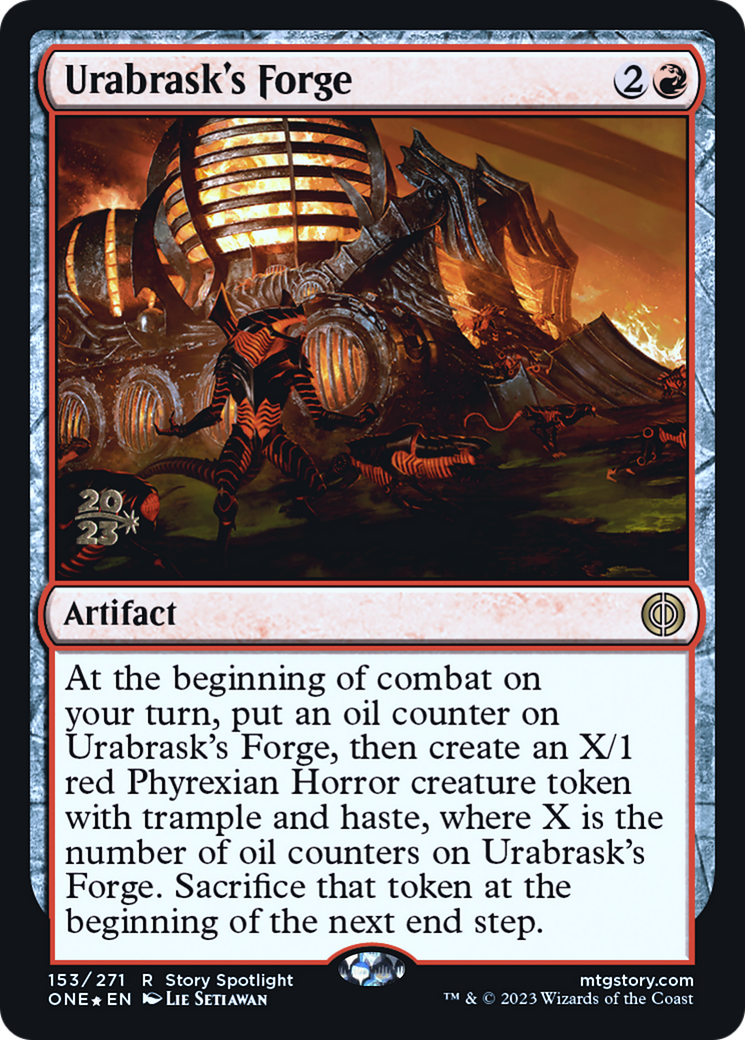 Urabrask's Forge [Phyrexia: All Will Be One Prerelease Promos] | Odin's Place