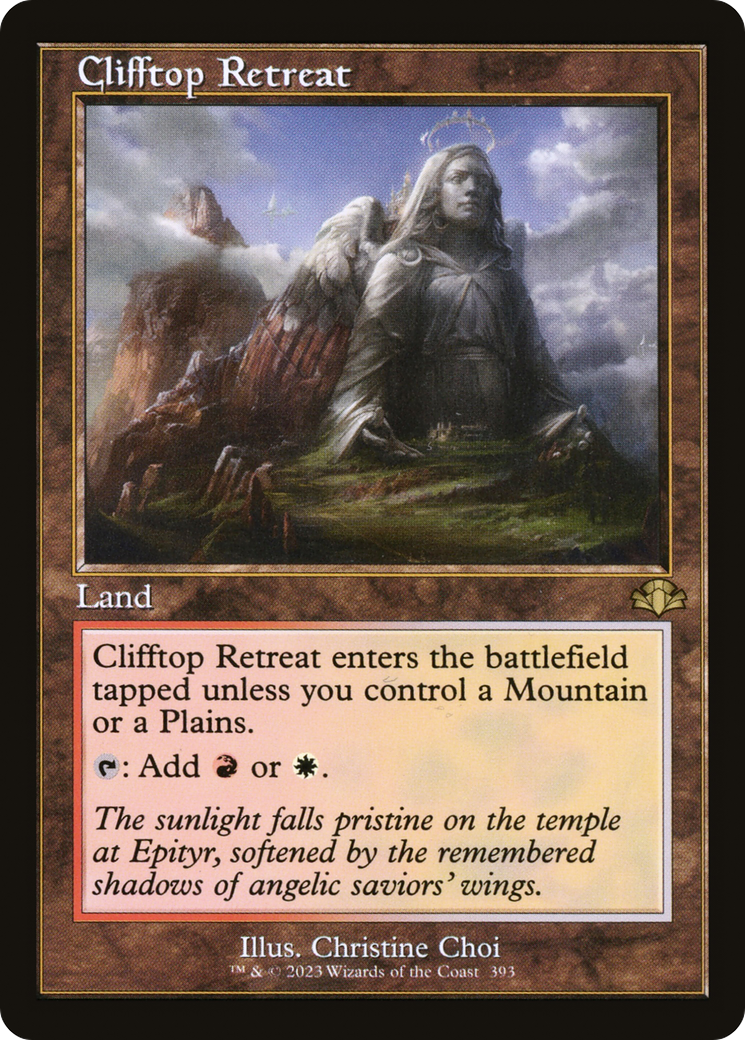 Clifftop Retreat (Retro) [Dominaria Remastered] | Odin's Place