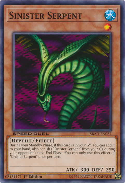 Sinister Serpent [SBAD-EN037] Common | Odin's Place