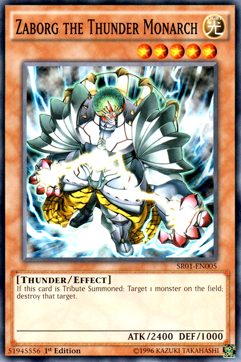 Zaborg the Thunder Monarch [SR01-EN005] Common | Odin's Place