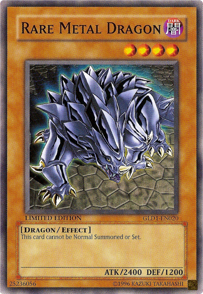 Rare Metal Dragon [GLD1-EN020] Common | Odin's Place
