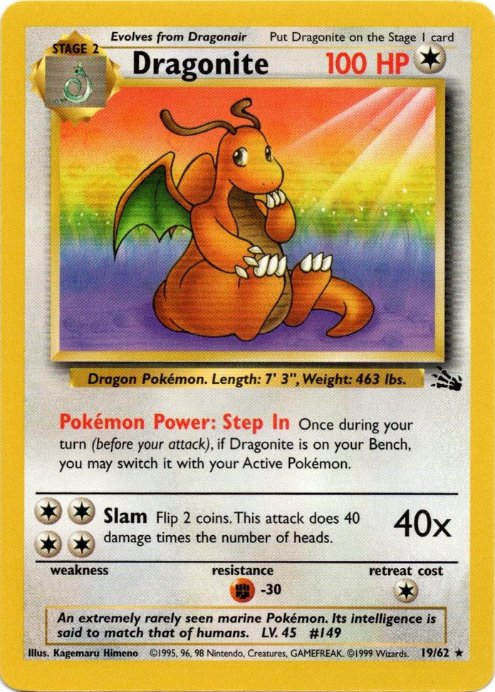 Dragonite (19/62) [Fossil Unlimited] | Odin's Place