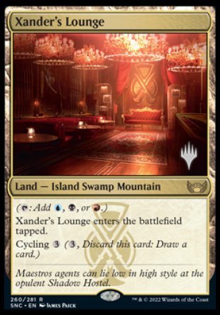 Xander's Lounge (Promo Pack) [Streets of New Capenna Promos] | Odin's Place