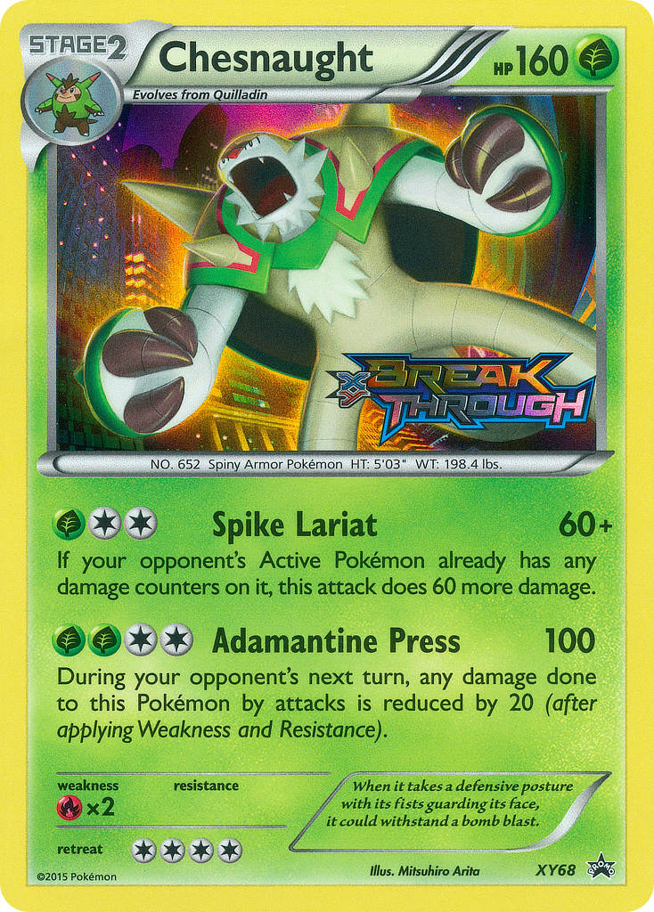 Chesnaught (XY68) [XY: Black Star Promos] | Odin's Place