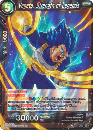 Vegeta, Strength of Legends (DB2-133) [Divine Multiverse] | Odin's Place