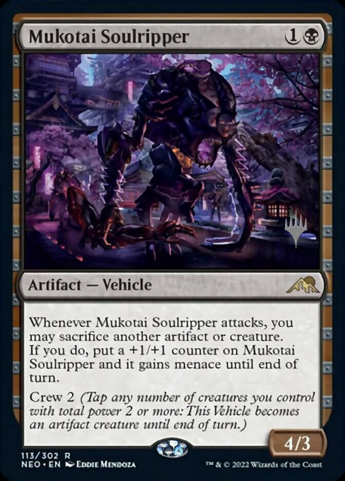 Mukotai Soulripper (Promo Pack) [Kamigawa: Neon Dynasty Promos] | Odin's Place