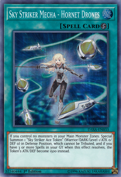 Sky Striker Mecha - Hornet Drones [DASA-EN033] Super Rare | Odin's Place