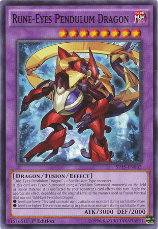 Rune-Eyes Pendulum Dragon [SP15-EN032] Common | Odin's Place