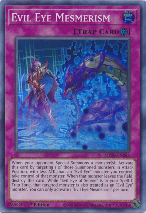 Evil Eye Mesmerism [MP20-EN243] Super Rare | Odin's Place