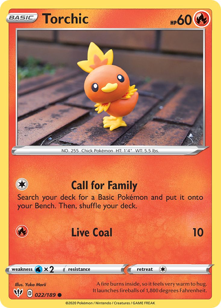 Torchic (022/189) [Sword & Shield: Darkness Ablaze] | Odin's Place