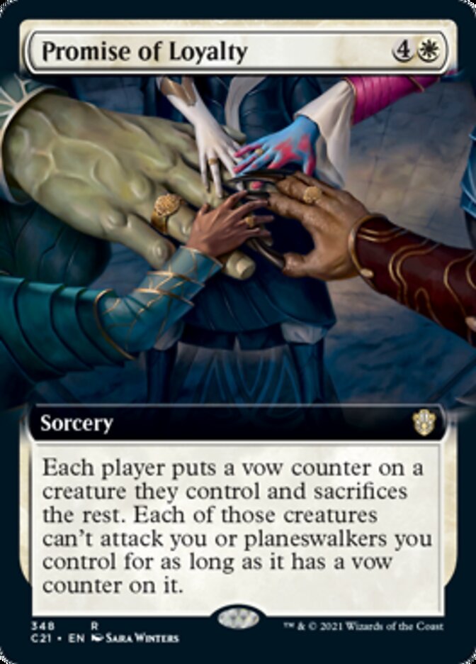 Promise of Loyalty (Extended Art) [Commander 2021] | Odin's Place