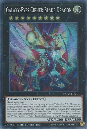 Galaxy-Eyes Cipher Blade Dragon [EXFO-ENSE4] Super Rare | Odin's Place