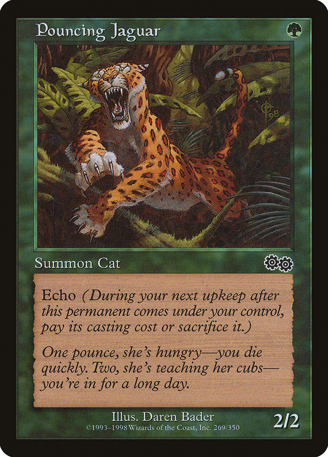 Pouncing Jaguar (269) [Urza's Saga] | Odin's Place