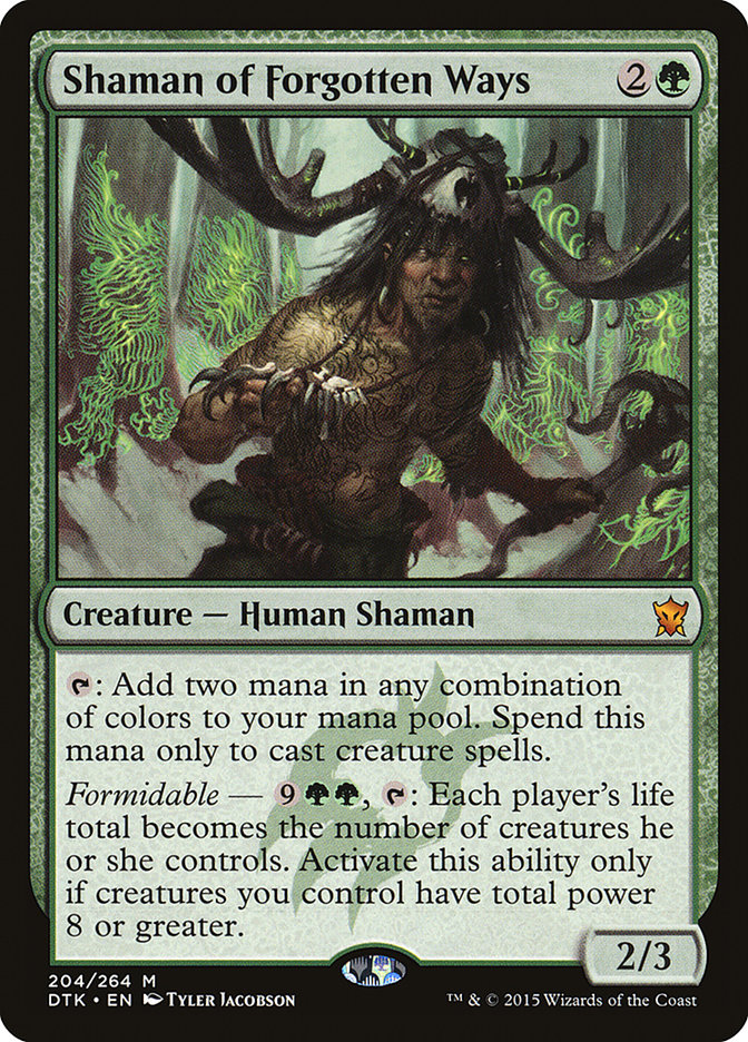 Shaman of Forgotten Ways (204) [Dragons of Tarkir] | Odin's Place