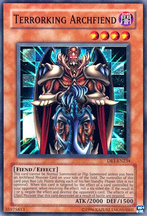 Terrorking Archfiend [DR1-EN234] Super Rare | Odin's Place