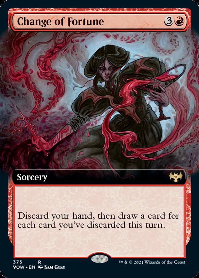 Change of Fortune (Extended Art) [Innistrad: Crimson Vow] | Odin's Place