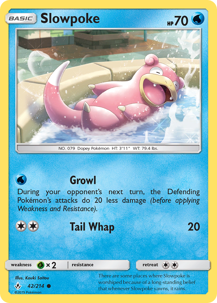Slowpoke (42/214) [Sun & Moon: Unbroken Bonds] | Odin's Place