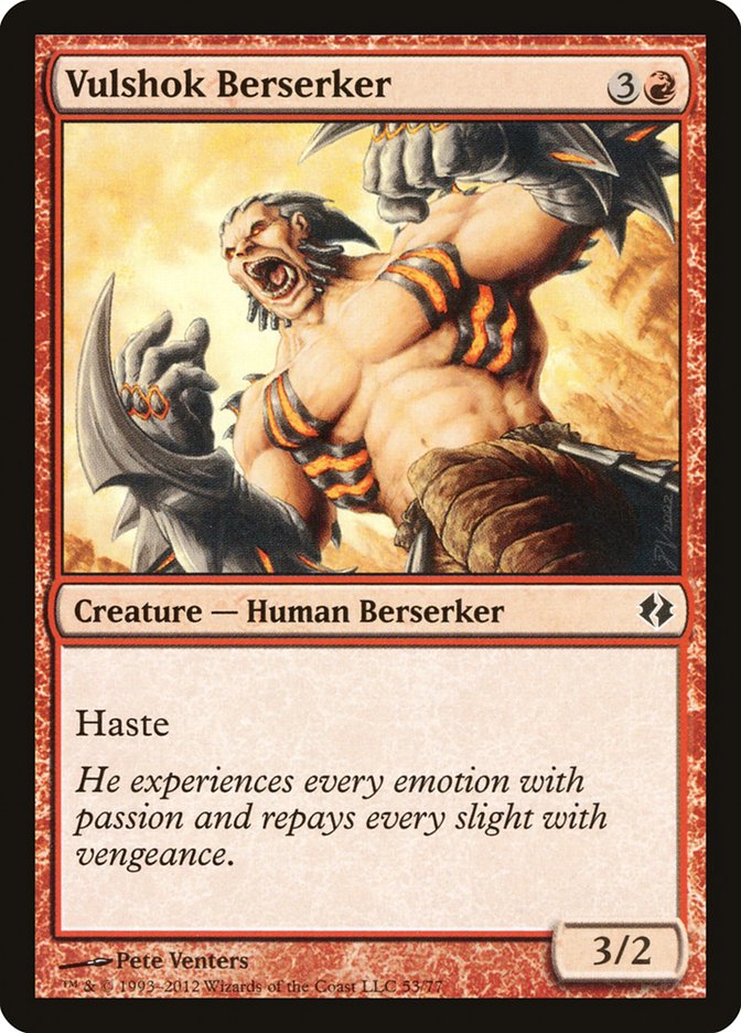 Vulshok Berserker (53) [Duel Decks: Venser vs. Koth] | Odin's Place