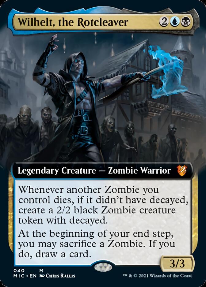 Wilhelt, the Rotcleaver (Extended Art) [Innistrad: Midnight Hunt Commander] | Odin's Place