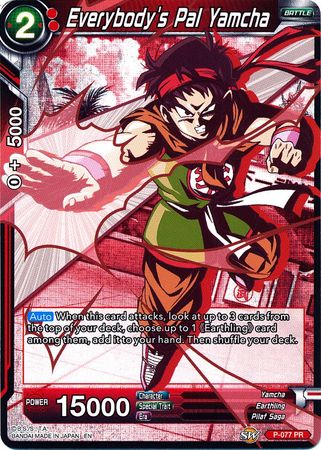 Everybody's Pal Yamcha (Alternate Art) (P-077) [Special Anniversary Set] | Odin's Place