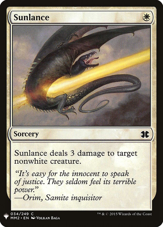 Sunlance [Mystery Booster] | Odin's Place