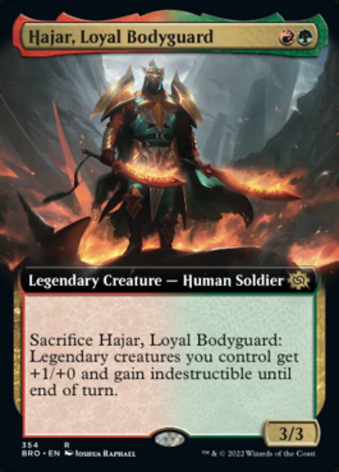 Hajar, Loyal Bodyguard (Extended Art) [The Brothers' War] | Odin's Place