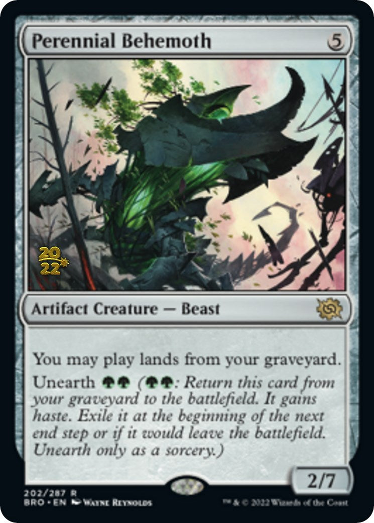 Perennial Behemoth [The Brothers' War Prerelease Promos] | Odin's Place