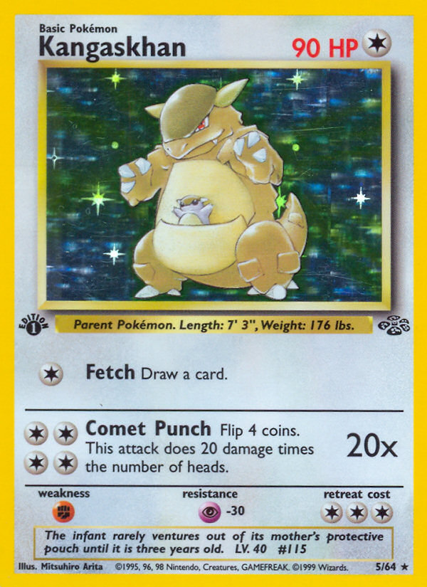 Kangaskhan (5/64) [Jungle 1st Edition] | Odin's Place