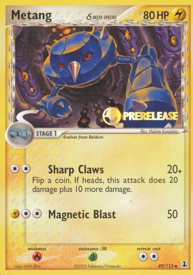 Metang (49/113) (Delta Species) (Prerelease Promo) [EX: Delta Species] | Odin's Place