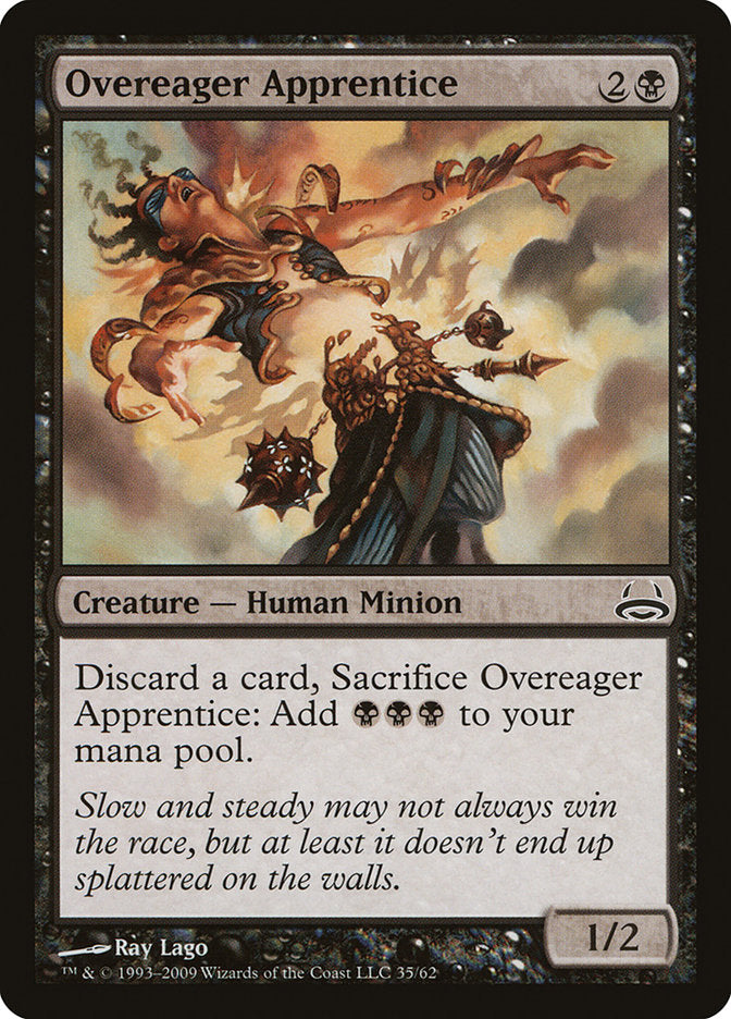 Overeager Apprentice (35) [Duel Decks: Divine vs. Demonic] | Odin's Place