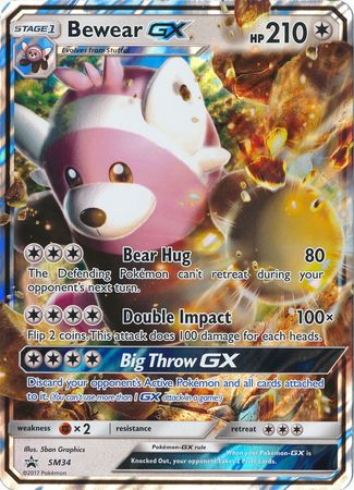 Bewear GX (SM34) (Jumbo Card) [Sun & Moon: Black Star Promos] | Odin's Place