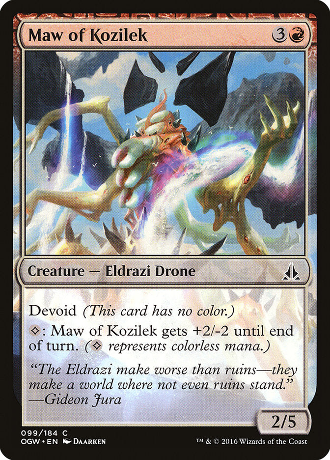 Maw of Kozilek (99) [Oath of the Gatewatch] | Odin's Place