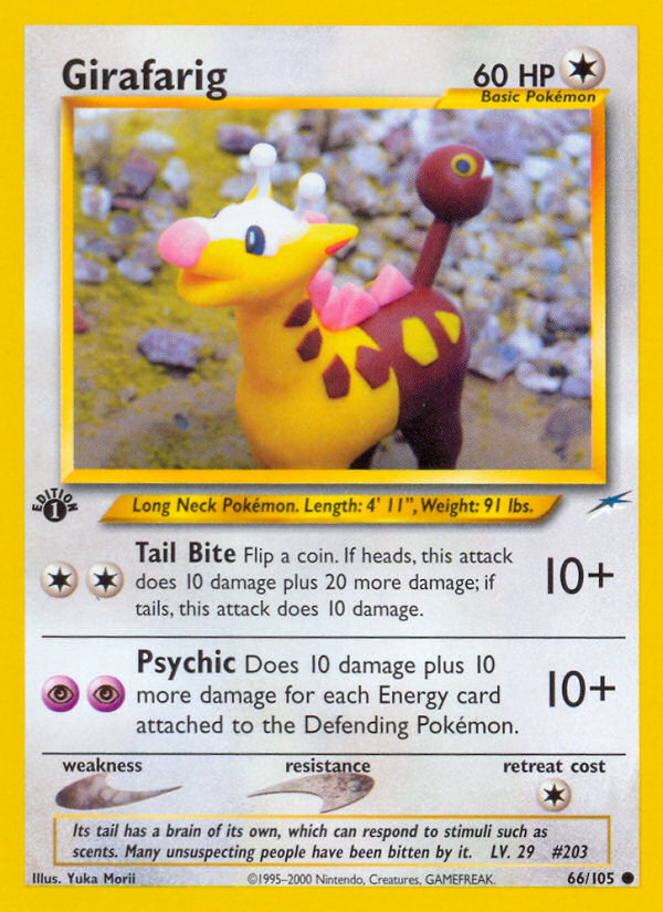 Girafarig (66/105) [Neo Destiny 1st Edition] | Odin's Place