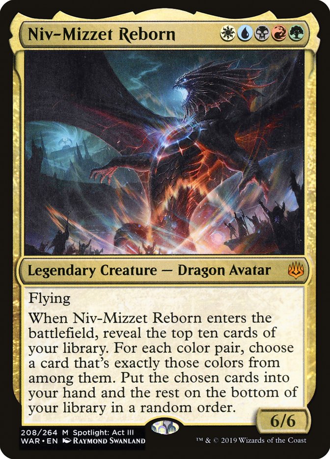Niv-Mizzet Reborn (208) [War of the Spark] | Odin's Place