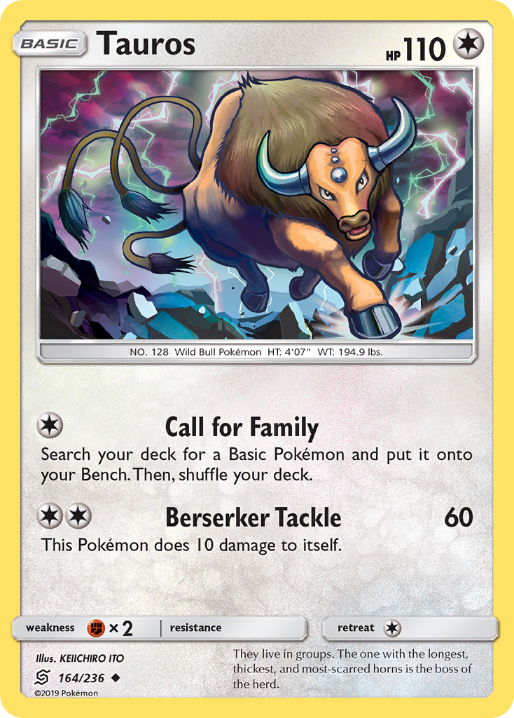 Tauros (164/236) [Sun & Moon: Unified Minds] | Odin's Place