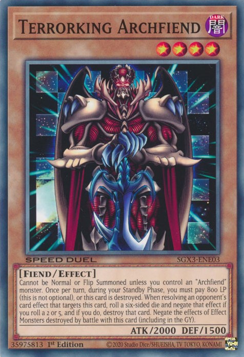 Terrorking Archfiend [SGX3-ENE03] Common | Odin's Place