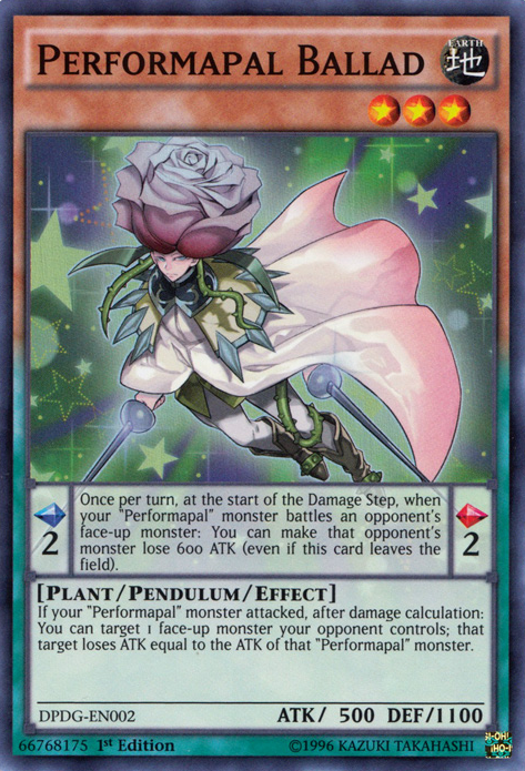 Performapal Ballad [DPDG-EN002] Super Rare | Odin's Place