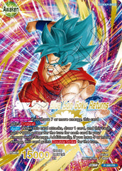 Son Goku // Super Saiyan Blue Son Goku Returns (Gold-Stamped) (P-399) [Promotion Cards] | Odin's Place