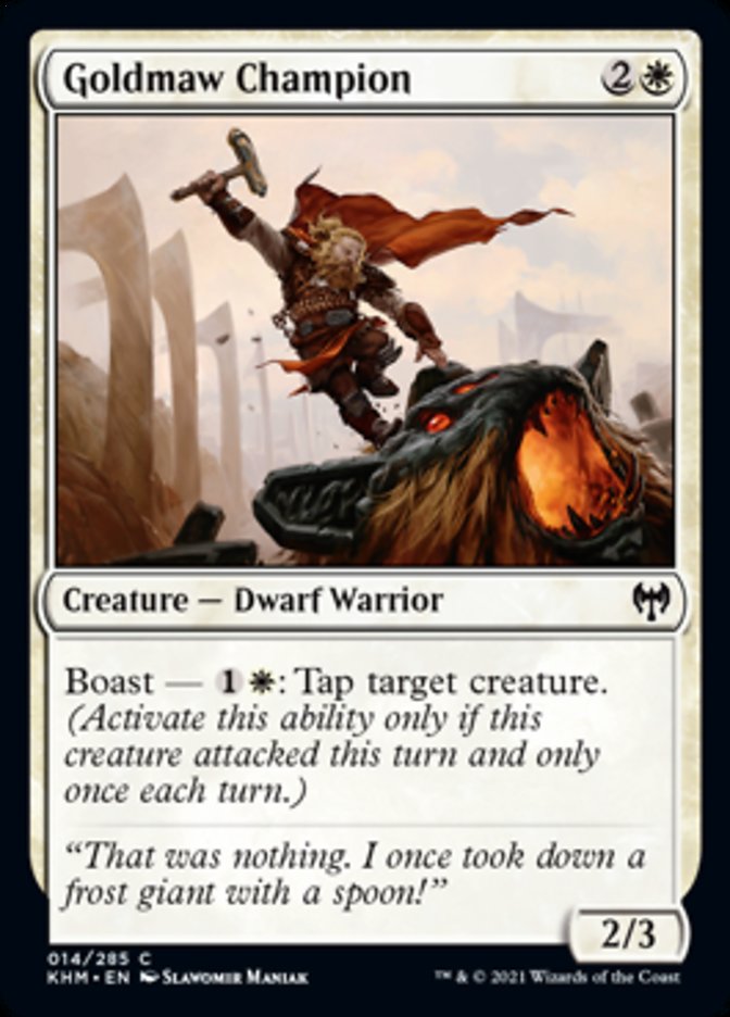 Goldmaw Champion [Kaldheim] | Odin's Place