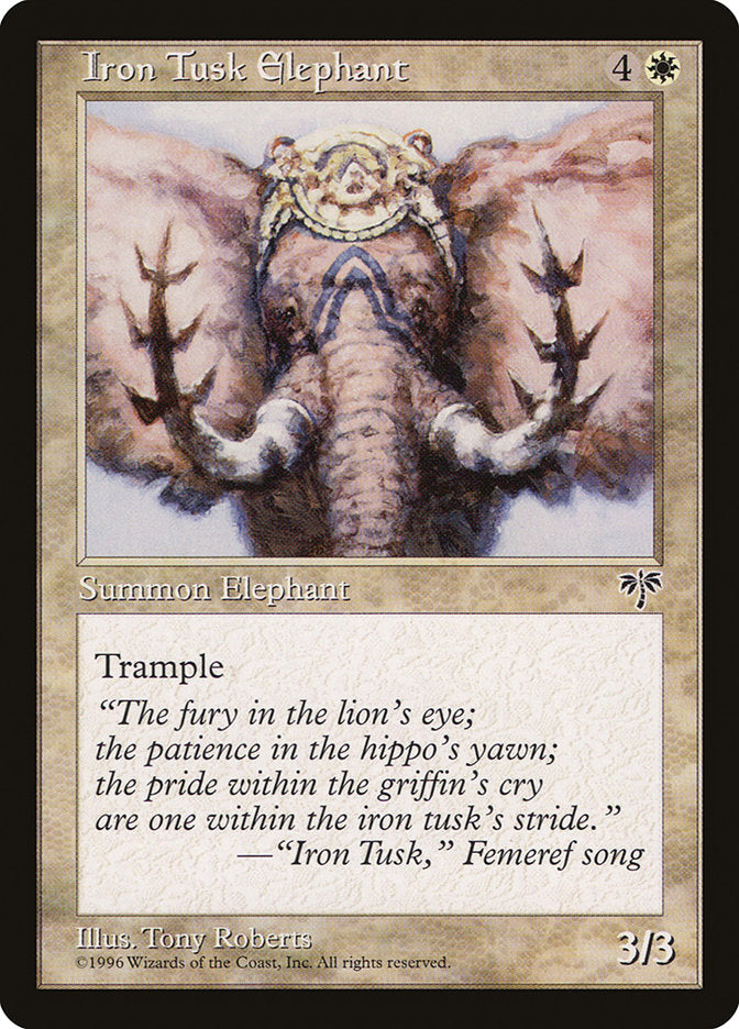 Iron Tusk Elephant (22) [Mirage] | Odin's Place