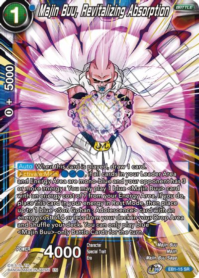 Majin Buu, Revitalizing Absorption (EB1-15) [Battle Evolution Booster] | Odin's Place