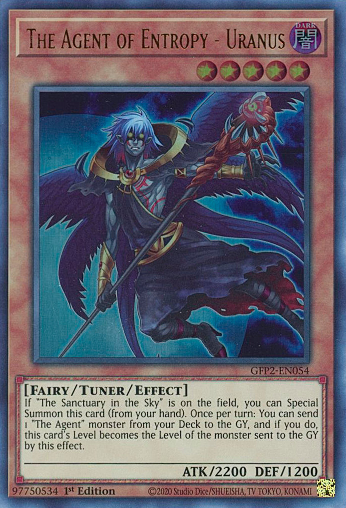 The Agent of Entropy - Uranus [GFP2-EN054] Ultra Rare | Odin's Place